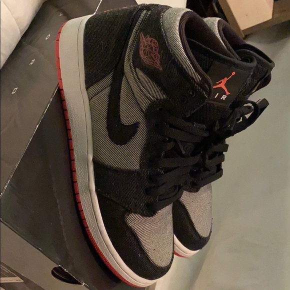 ❗️SOLD❗️Air Jordan 1s Canvas High Tops ✨🍭 - Picture 2 of 4